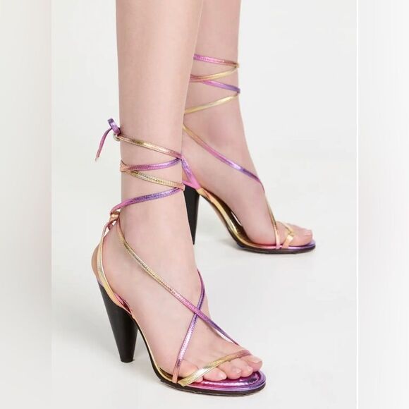 Isabel Marant Aliza Ombré Leather Sandals size 38 - Picture 1 of 13